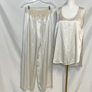 PJ Harlow Jolie Luxurious Cream Women's Pajama Set